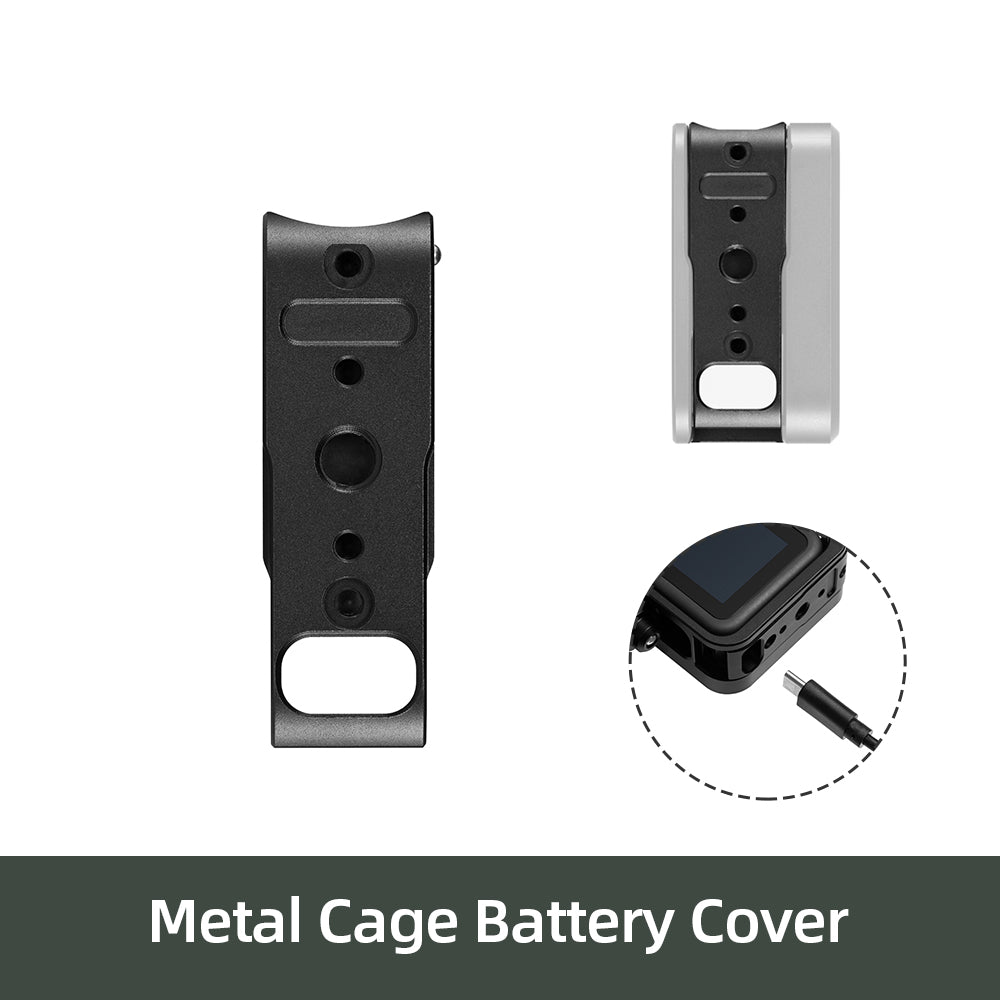 AMBITFUL Metal Vlog Case Cage for Gopro Hero 8 Extend Cold Shoe Mount for Microphone LED Light
