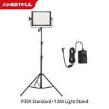 Ambitful 30W P35R RGB Full Color Fill Light 2800-6800K LED Video Light Panel Support App Control for Live Video Photography