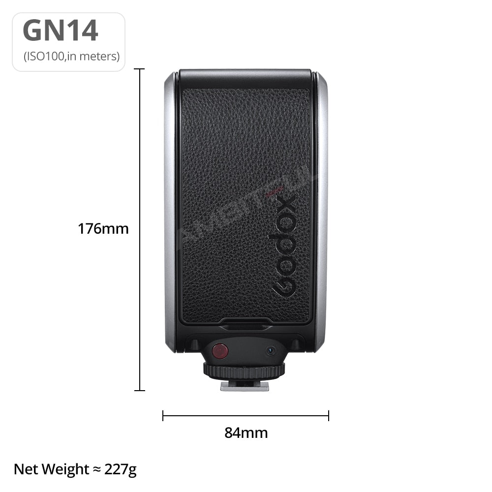 Godox GN14 Lux Senior Retro Camera Flash Light 7 Levels Speedlite Universal for Canon Sony Nikon Fuji Olympus Photography Camera