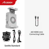 Accsoon SeeMo Video Transmitter Adapter Holder HDMI to Video Capture Adapter for iPad iPhone 14 Pro Monitor Recording  Filmmaker