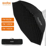 Godox 95cm 120cm 140cm Studio Octagon Honeycomb Grid Softbox Reflector softbox with Bowens Mount for Studio Strobe Flash Light