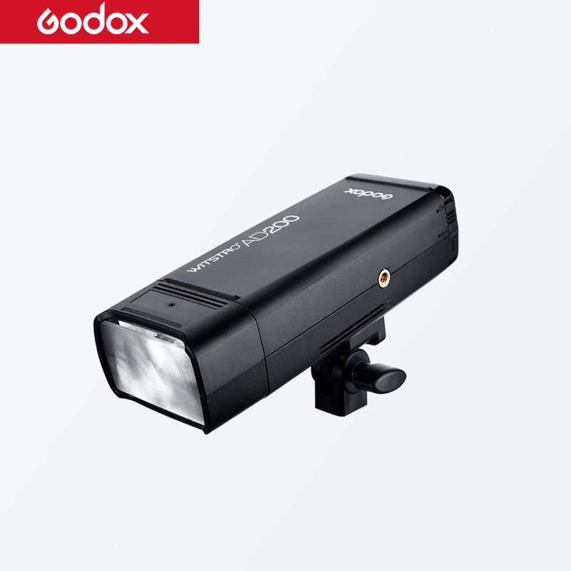 GODOX AD200 200Ws TTL 2.4G HSS 1/8000s Pocket Outdoor Flash Light Double Head with 2900mAh Lithium Battery Flashlight Flash