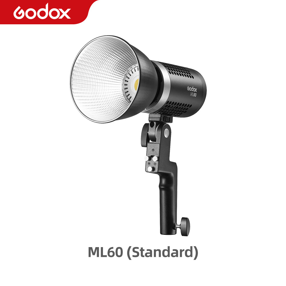 Godox ML60 60W LED Light Silent Mode Portable Brightness Adjustment Support Li-ion with AC Power Supply Outdoor LED Light