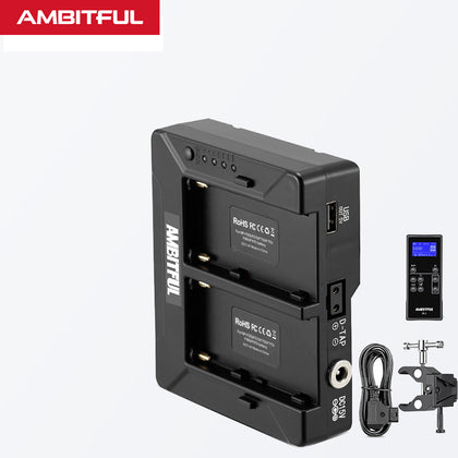AMBITFUL Battery Case Remote Control and for AMBITFUL FL80 FL80RGB FL80 RGB LED Light