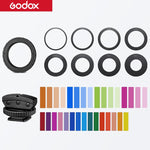 Godox MF12 Macro Flash Accessories MF-AR AR-R Mounting Ring MF-11C MF-11T Color Temperature Adjustment Set MF-CS Cold Shoe
