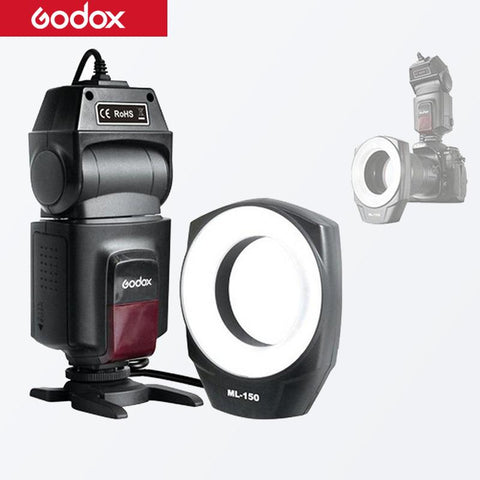 Godox ML-150 Macro Ring Flash Light For Canon Nikon Pentax Olympus DSLR cameras