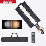 Godox LC500 3300K-5600K Adjustable Handle LED Light Stick Built-in lithiunm Battery+Remote control+AC Power Charger