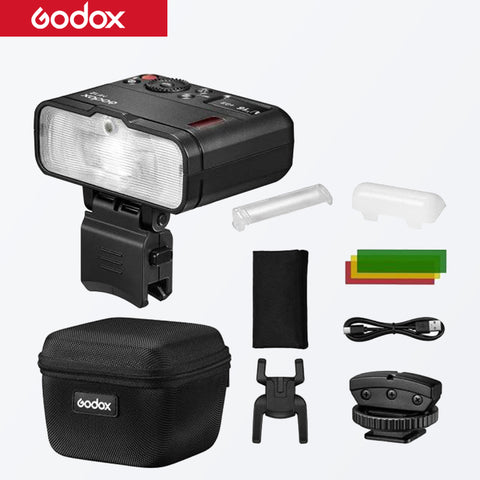 Godox MF12 MF12-K2 Macro Flash 2 Light Kit Mini Speedlite built-in Godox X System TTL Flash + Color Filter for Macro Shots