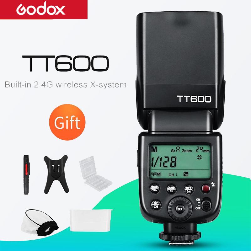 Godox TT600 2.4G Wireless GN60 Master/Slave Camera Flash Speedlite for Canon Nikon Sony Pentax Olympus Fuji Lumix