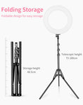 AMBITFUL RL-480 18'' 45cm Dimmable LED Ring Light Lamp 60Ws 3000~6000K 480 LED with Light Stand for Photo Video Lighting Kit