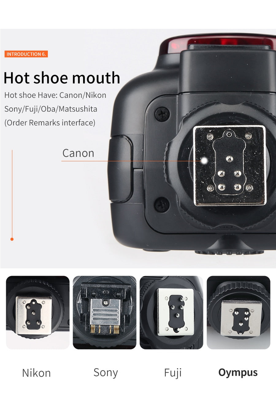 Godox TT685 TT685C TT685N TT685S TT685F TT685O TTL HSS Camera Flash Speedlite for Canon Nikon Sony Fuji Olympus Camera