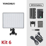YONGNUO YN300AIR II RGB LED Camera Video Light,Optional Battery with Charger Kit Photography Light + AC adapter