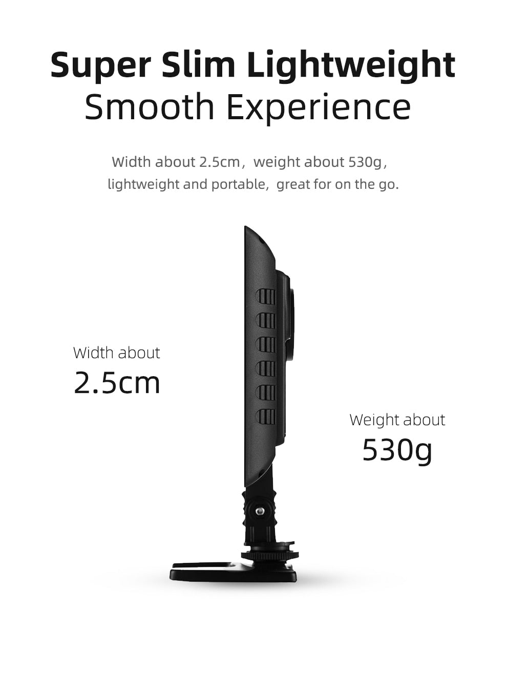 YONGNUO YN300AIR II RGB LED Camera Video Light,Optional Battery with Charger Kit Photography Light + AC adapter