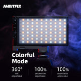 AMBITFUL K10 RGB 2500K-8500K Dimmable Full Color LED Video Light Photography Video Studio DSLR Camera Light PK BOLING BL-P1