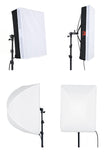 Falcon Eyes 100W LED Photo Video Light Portable LED Photo Light 504pcs Flexible LED Light RX-18TD with Diffuser + Light Stand
