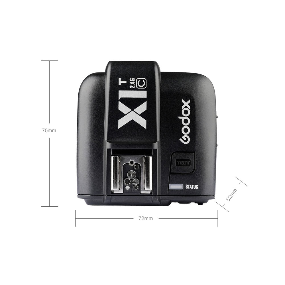 Godox X1T-C X1T-N X1T-S X1T-F X1T-O 2.4G Wireless TTL HSS Flash Trigger Transmitter for Canon Nikon Sony Fujifilm Olympus Camera