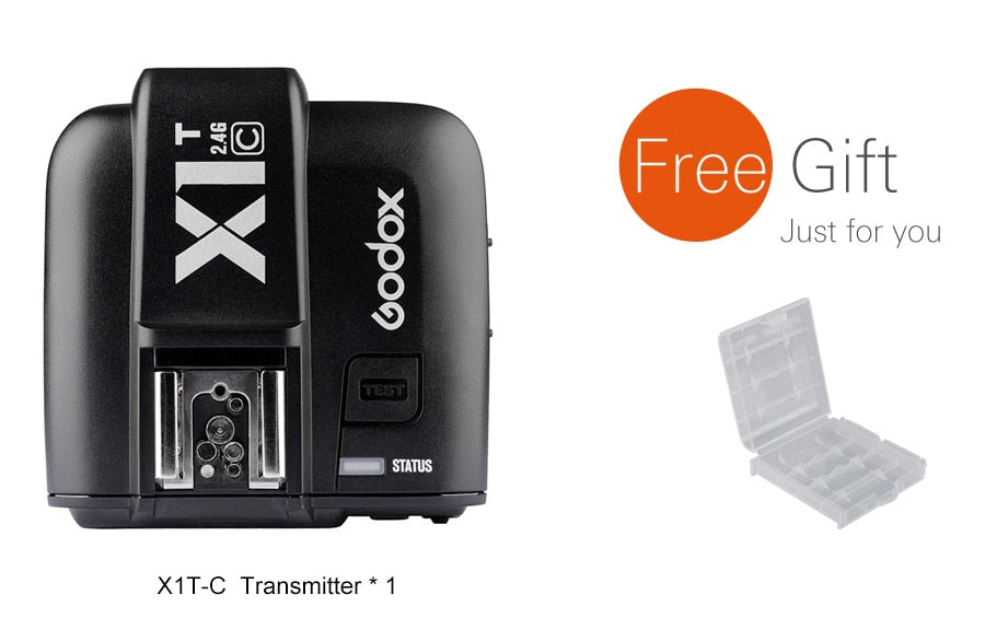 Godox X1T-C X1T-N X1T-S X1T-F X1T-O 2.4G Wireless TTL HSS Flash Trigger Transmitter for Canon Nikon Sony Fujifilm Olympus Camera