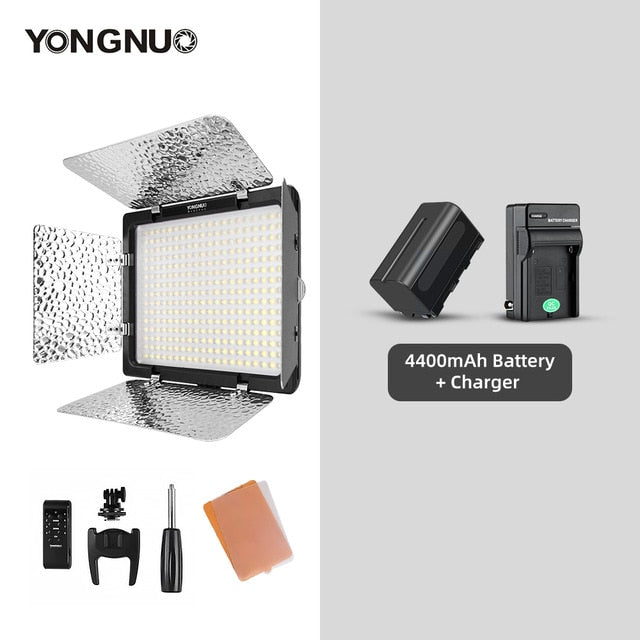 Yongnuo YN300 III YN300III 3200k-5500K CRI95 Camera Photo LED Video Light Optional with AC Power Adapter + NP770 Battery KIT