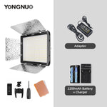 Yongnuo YN300 III YN300III 3200k-5500K CRI95 Camera Photo LED Video Light Optional with AC Power Adapter + NP770 Battery KIT