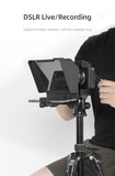 Pronstoor Phone and DSLR Recording Mini Teleprompter Portable Inscriber Mobile Teleprompter Artifact Video With Remote Control