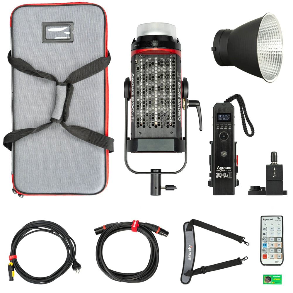 Aputure LS C300d 2 300d II LED Video Light COB Light 5500K Daylight Bowens Outdoor Studio Light Photography Lighting for Youtube