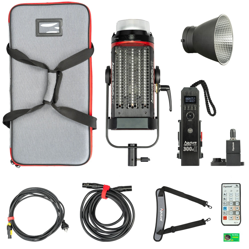 Aputure LS C300d 2 300d II LED Video Light COB Light 5500K Daylight Bowens Outdoor Studio Light Photography Lighting for Youtube