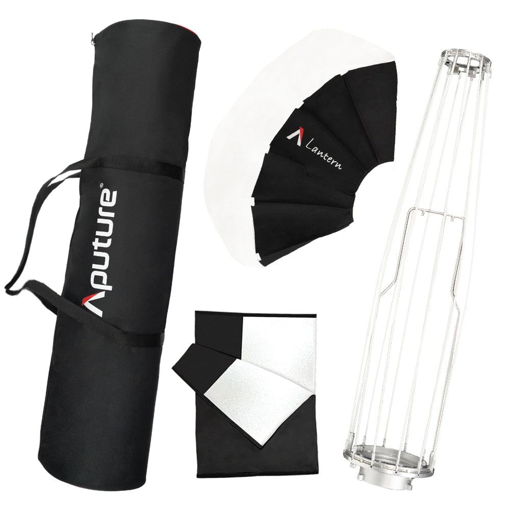 Aputure lantern Softbox Soft Light Modifier standard Bowens mount shaping hard light lighting modifiers shape your soft light