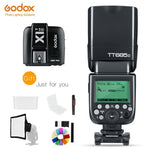 Godox TT685C TT685N TT685S TT685F TT685O 2.4G HSS TTL GN60 Flash Speedlite with X1T Trigger for Canon Nikon Sony Fuji Olympus
