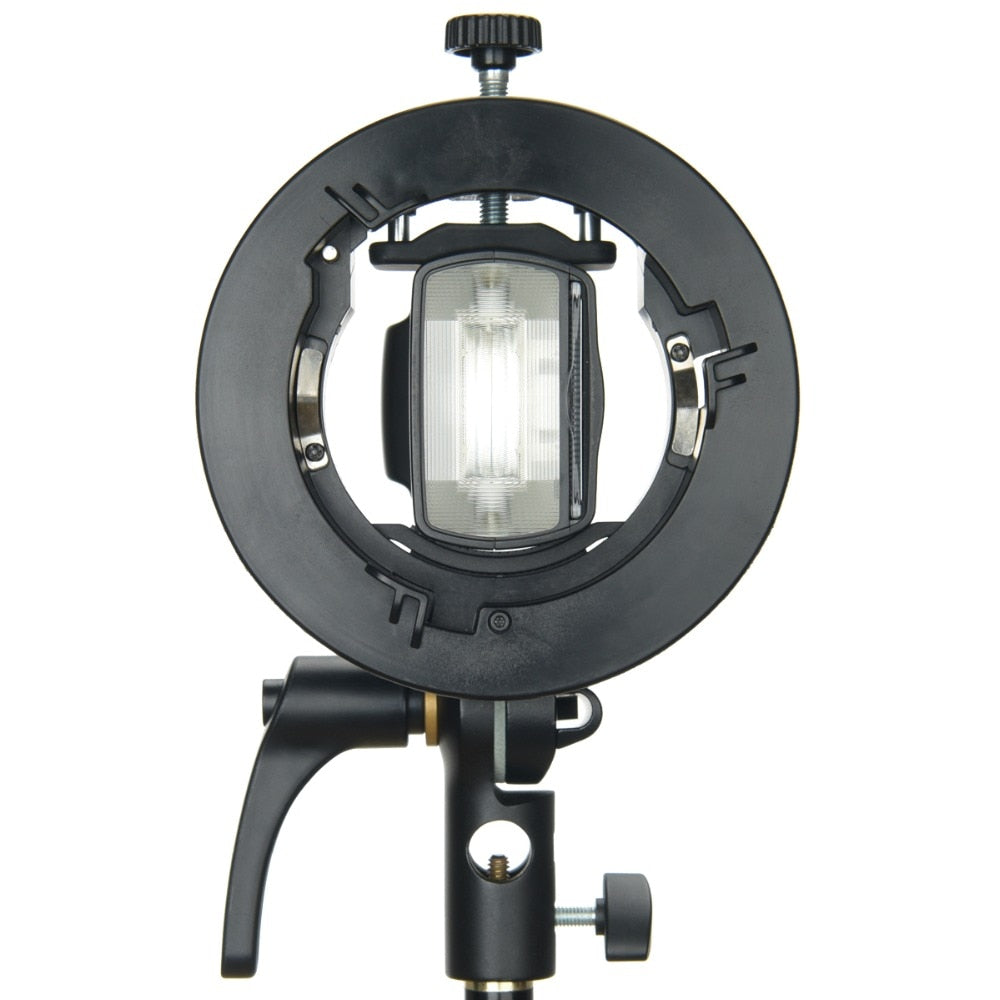 Godox S2 Bowens Mount Flash S-type Holder Bracket for Godox V1 V860II AD200 AD400PRO Speedlite Flash Snoot Softbox