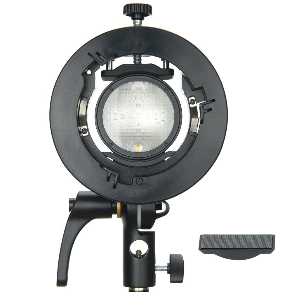 Godox S2 Bowens Mount Flash S-type Holder Bracket for Godox V1 V860II AD200 AD400PRO Speedlite Flash Snoot Softbox