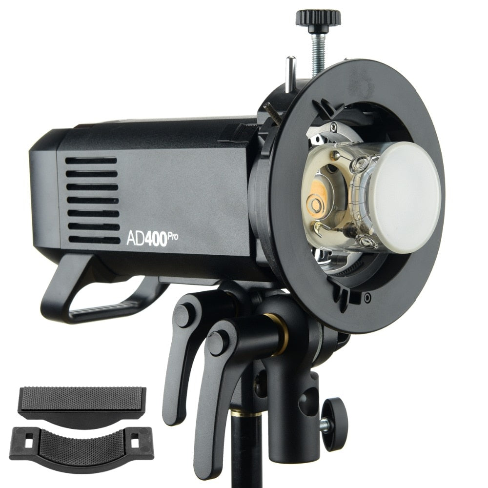 Godox S2 Bowens Mount Flash S-type Holder Bracket for Godox V1 V860II AD200 AD400PRO Speedlite Flash Snoot Softbox