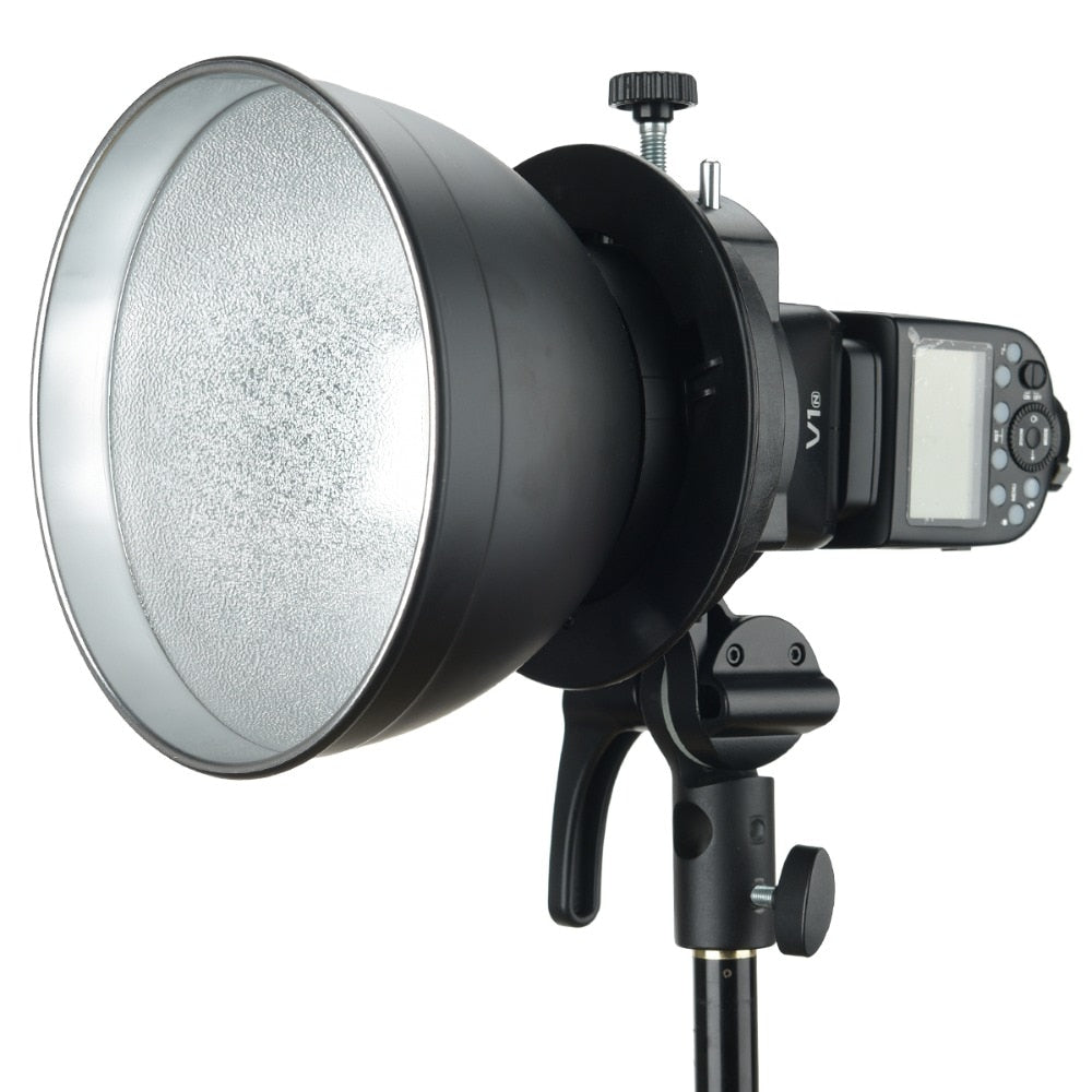Godox S2 Bowens Mount Flash S-type Holder Bracket for Godox V1 V860II AD200 AD400PRO Speedlite Flash Snoot Softbox