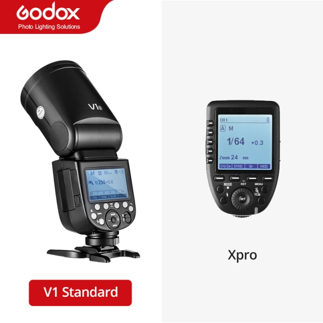 Godox V1 Flash V1C V1N V1S V1F V1O V1P TTL 1/8000s HSS lithium battery Speedlite Flash for Canon Nikon Sony Fuji Olympus Pentax