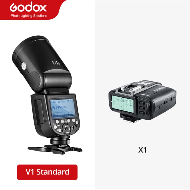 Godox V1 Flash V1C V1N V1S V1F V1O V1P TTL 1/8000s HSS lithium battery Speedlite Flash for Canon Nikon Sony Fuji Olympus Pentax