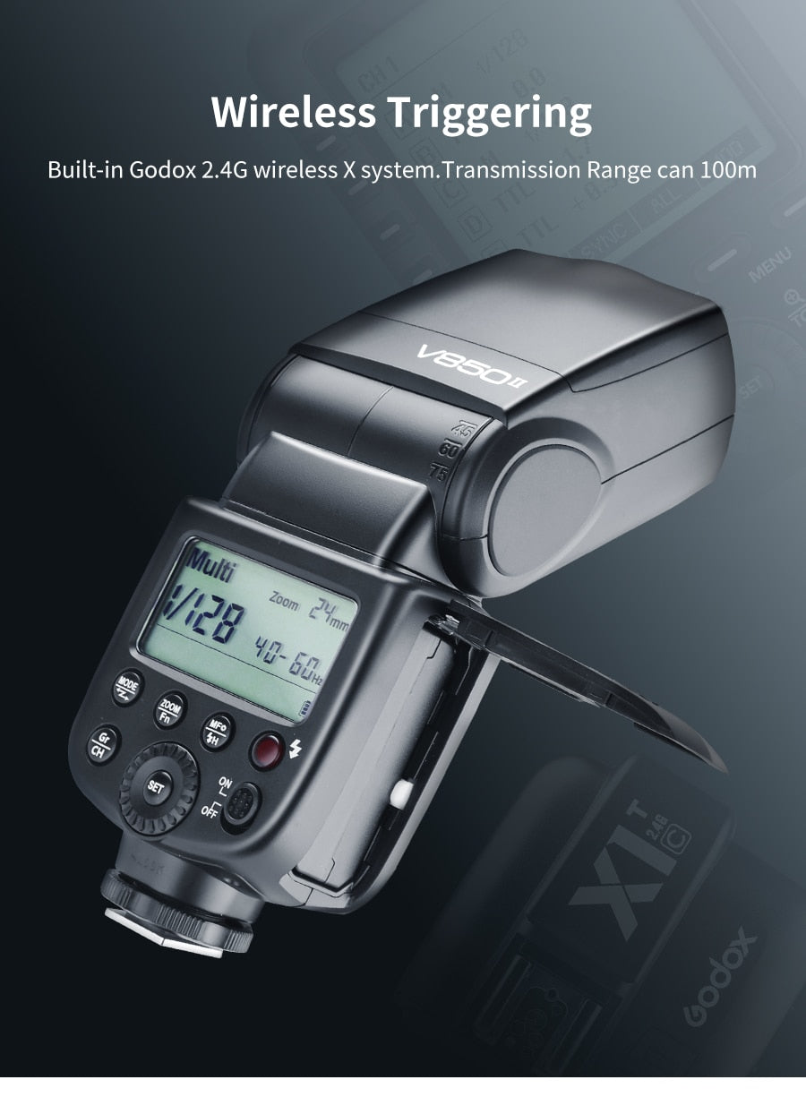 2PCS Godox V850II Flash