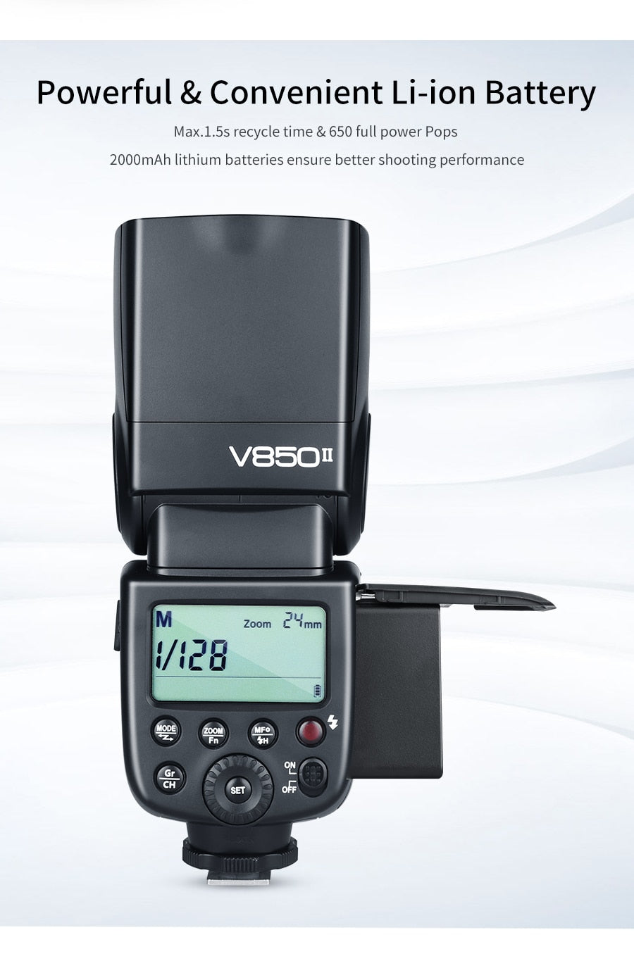 2PCS Godox V850II Flash