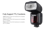 Godox V860II-C/N/S/F/O GN60 2.4G TTL HSS 1/8000 Without VB18 Battery Camera Speedlite Flash for Canon Nikon Sony Fuji Olympus