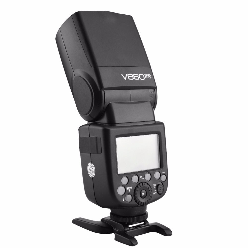 Godox V860II-C/N/S/F/O GN60 2.4G TTL HSS 1/8000 Without VB18 Battery Camera Speedlite Flash for Canon Nikon Sony Fuji Olympus