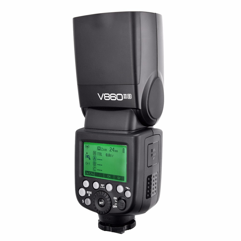Godox V860II-C/N/S/F/O GN60 2.4G TTL HSS 1/8000 Without VB18 Battery Camera Speedlite Flash for Canon Nikon Sony Fuji Olympus