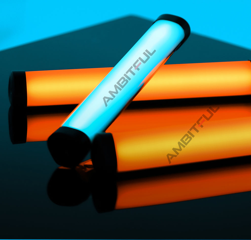 AMBITFUL A2 RGB 2500-8500K RGB LED Video Stick Tube Light, CRI 95+ TLCI 97 +,Built-in APP Lithium Battery Magnetic Function