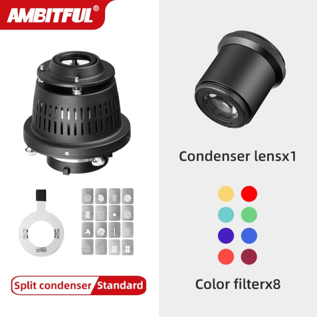 光学スヌート AMBITFUL AL-16 Bowensマウント AMBITFUL AL-16 PRO Bowens Mount Split Focalize Conical Snoot Optical C