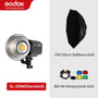 Godox SL-200W SL200W 5600K White Version LCD Panel Continuous LED Video Light + 70x100cm softbox + 2.8m Light Stand + Barn Door