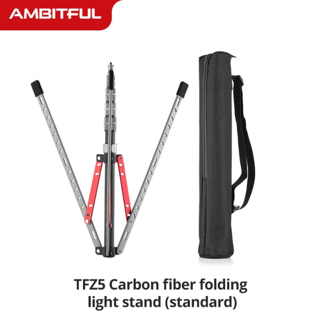 Carbon Fiber Bracket Camera Tripod With 1/4 Screw Head Light Stand for LED Video Light Studio Softbox Flash Umbrellas Reflector