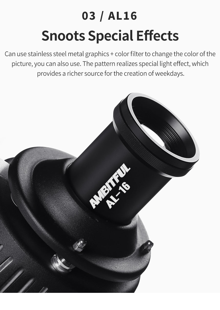 AMBITFUL AL-16 Focalize Conical Snoot Optical Condenser Art Special Ef