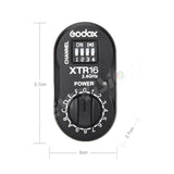 Godox XTR-16 2.4G Wireless Receiver for X1C X1N XT-16 Transmitter Trigger AD360,DE,QT,DP,QS,GS,GT Series