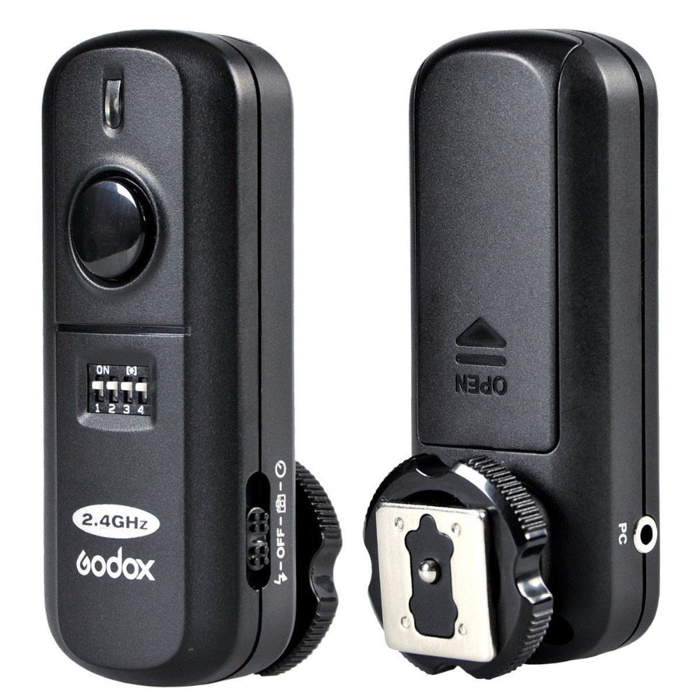 Godox FC-16 2.4GHz 16 Channels Wireless Remote Flash Studio Trigger & Receiver Shutter for Canon Nikon Camera