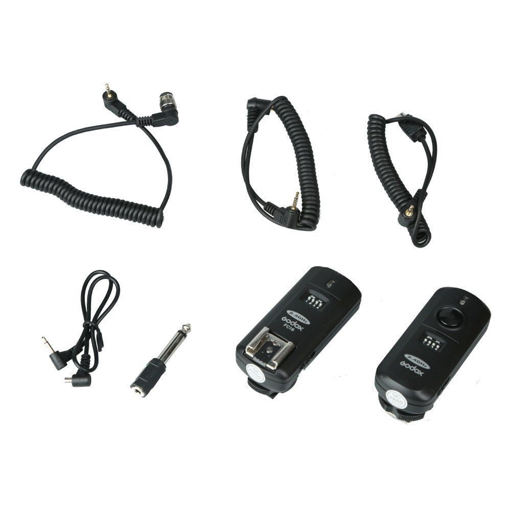 Godox FC-16 2.4GHz 16 Channels Wireless Remote Flash Studio Trigger & Receiver Shutter for Canon Nikon Camera