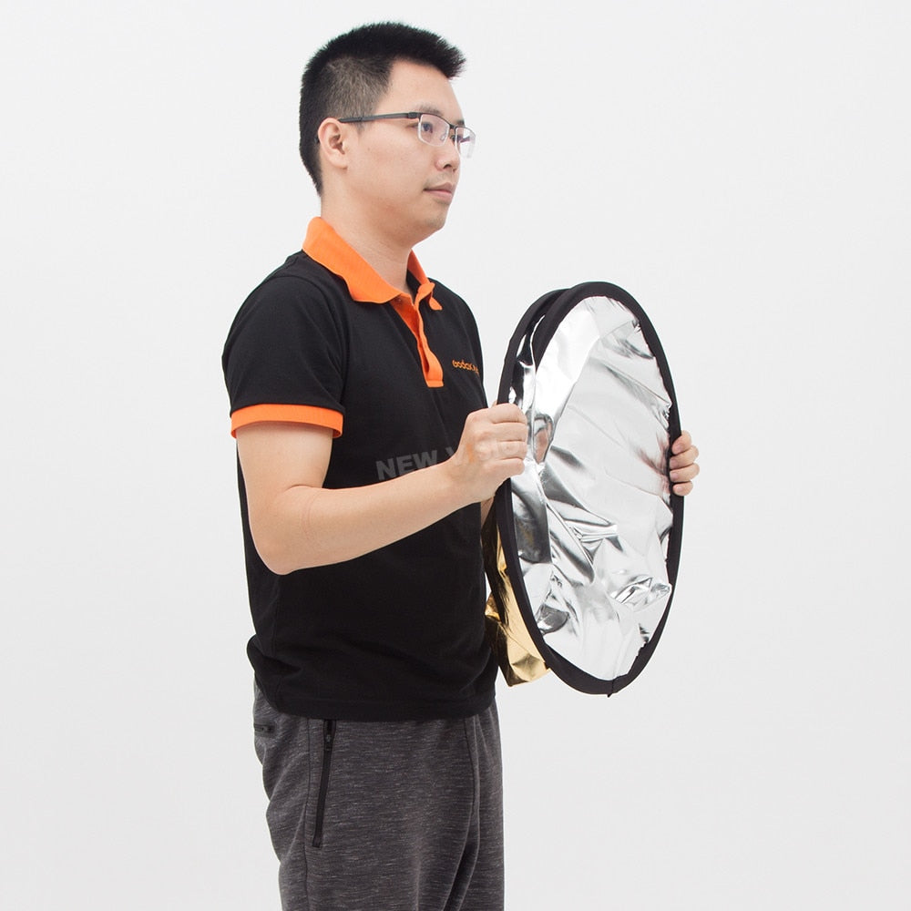Godox 2 in 1 100x150cm Portable Oval Multi-Disc Reflector,Collapsible Photography Studio Photo Camera Lighting Diffuser Reflecto