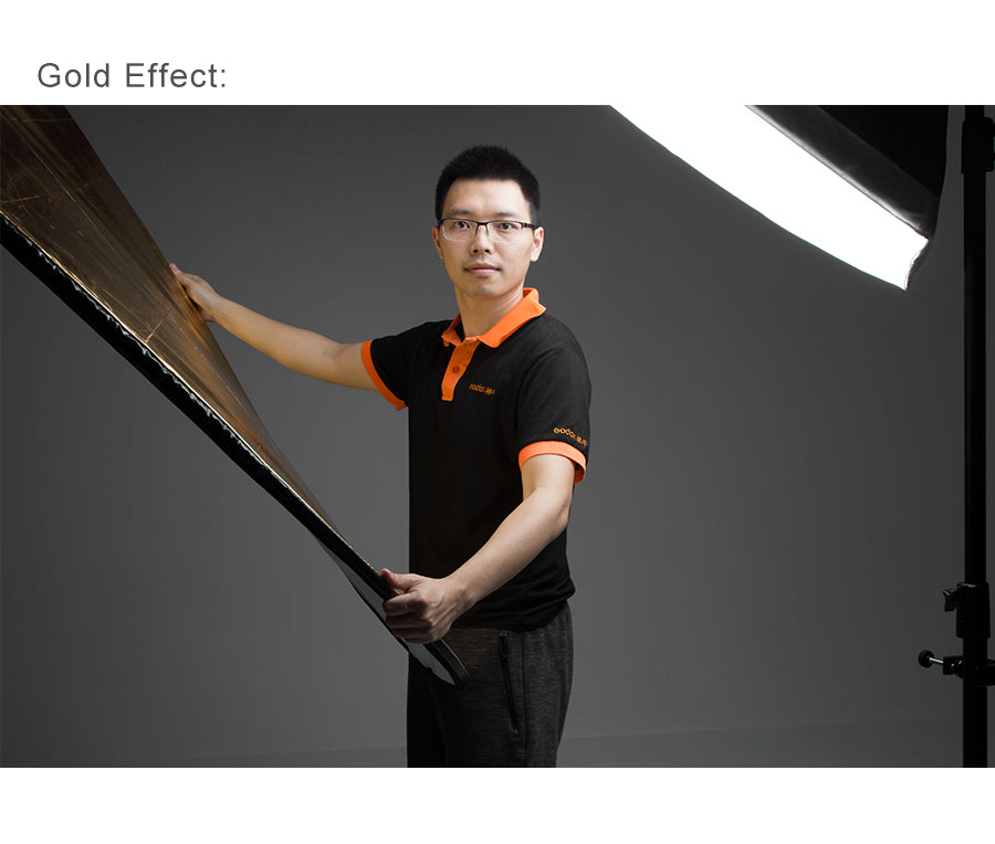 Godox 2 in 1 100x150cm Portable Oval Multi-Disc Reflector,Collapsible Photography Studio Photo Camera Lighting Diffuser Reflecto