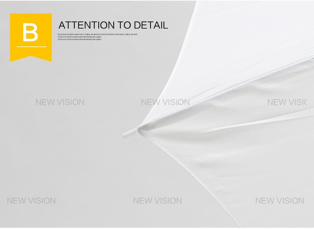 2PCS Godox 43'' 108cm White Soft Umbrella